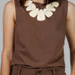 CONJUNTO ELEGANTE COLOR CHOCOLATE