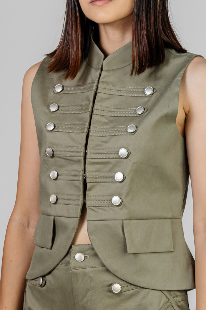 CONJUNTO MILITAR VERDE OLIVA