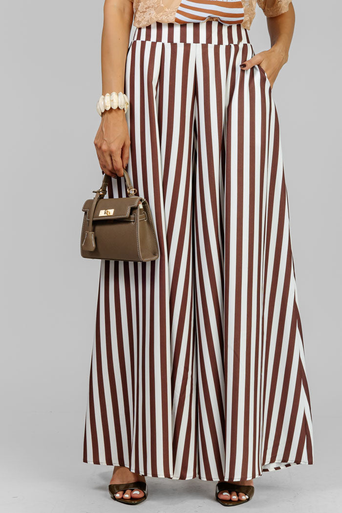 PANTALON STRIPES PALAZZO