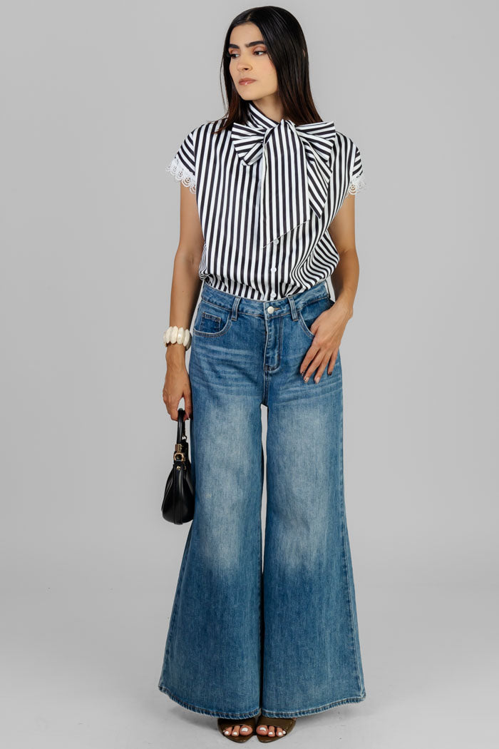 PANTALON WIDE LEG CLASSIC