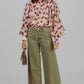 BLUSA ESTAMPADA CON VOLANTES