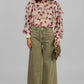 BLUSA ESTAMPADA CON VOLANTES