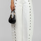 PANTALON BLANCO ESTILO MILITAR