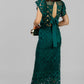 VESTIDO MIDI EN ENCAJE