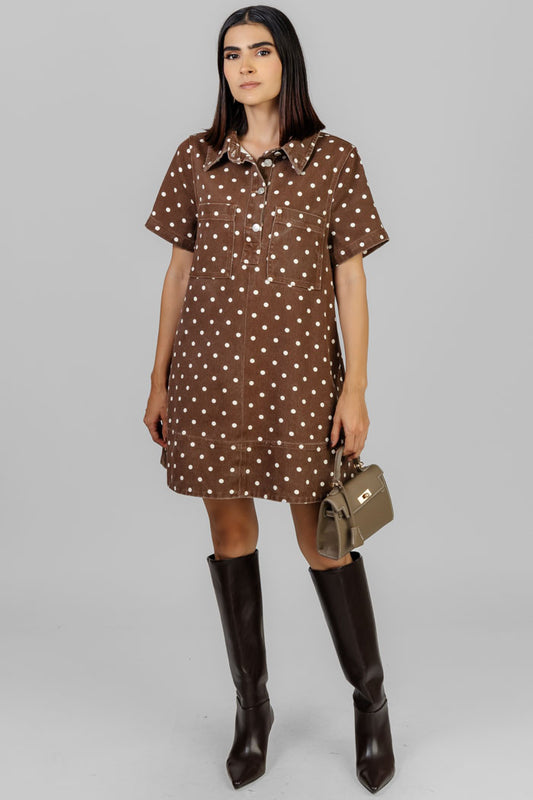 VESTIDO CAMISERO LUNARES