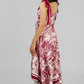 VESTIDO MIDI ESTAMPADO LAZOS