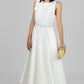 VESTIDO BLANCO CON FLORES