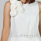VESTIDO BLANCO CON FLORES