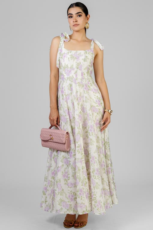 VESTIDO FLORAL LAZOS