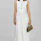 VESTIDO BLANCO CON ENCAJES