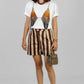 BLUSA BLANCA CON PEDRERíA