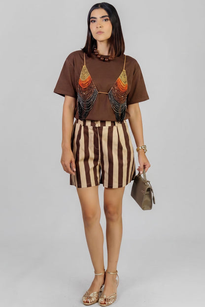 BLUSA CON PEDRERíA