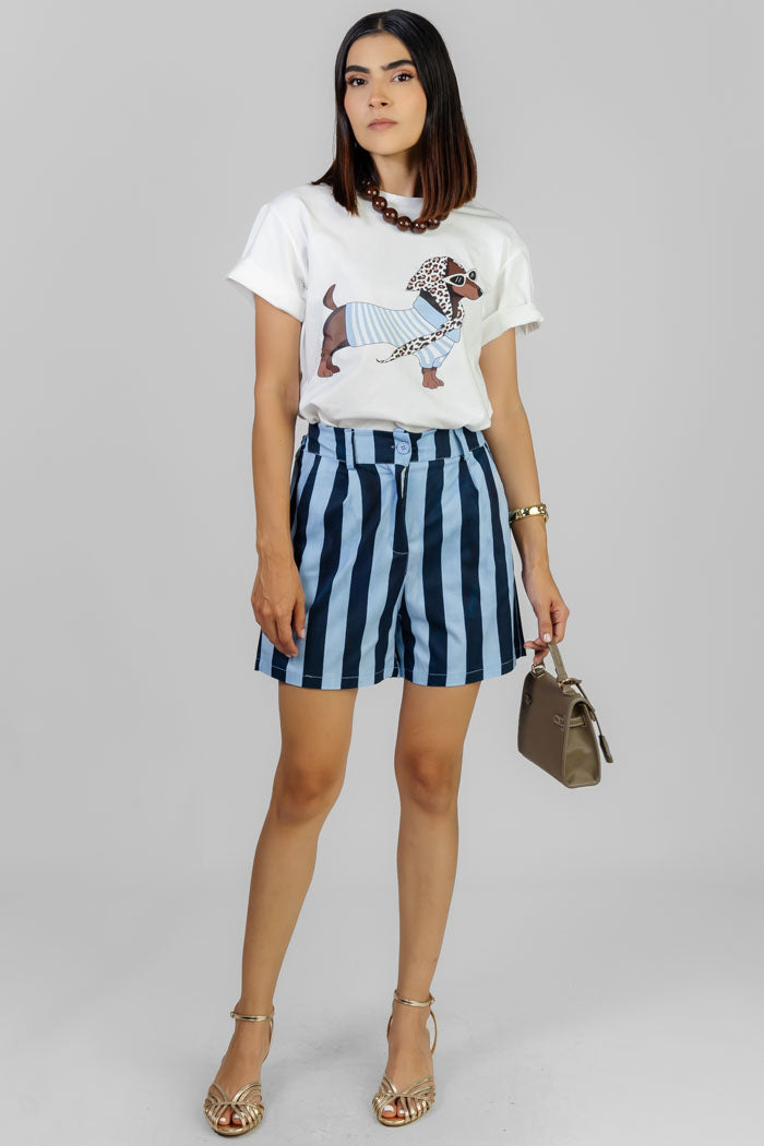 SHORT A RAYAS CLÁSICO