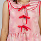 BLUSA RAYADA CON LAZOS
