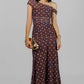 MAXI VESTIDO MESH CON LUNARES