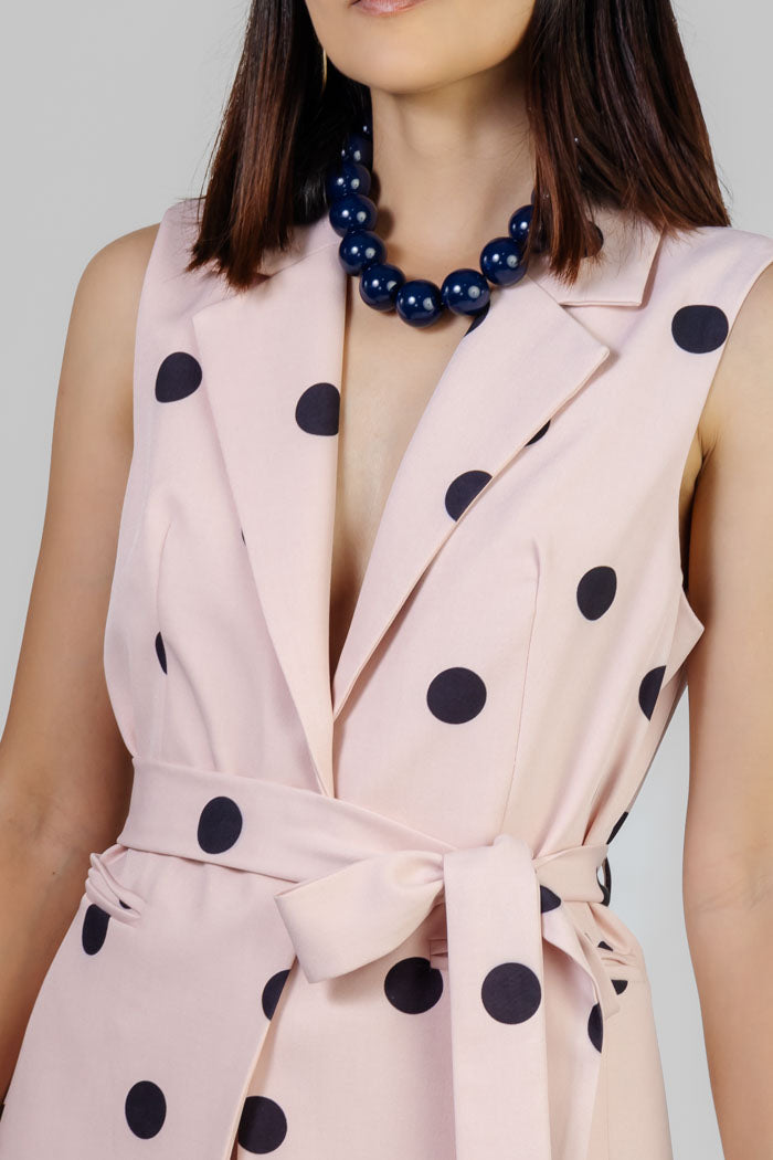 CONJUNTO POLKA CHALECO Y PANTALÓN