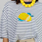 BLUSA RAYADA CON LIMONES