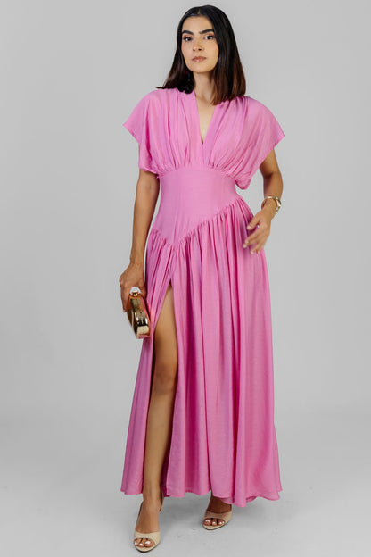 MAXI VESTIDO ESCOTE V