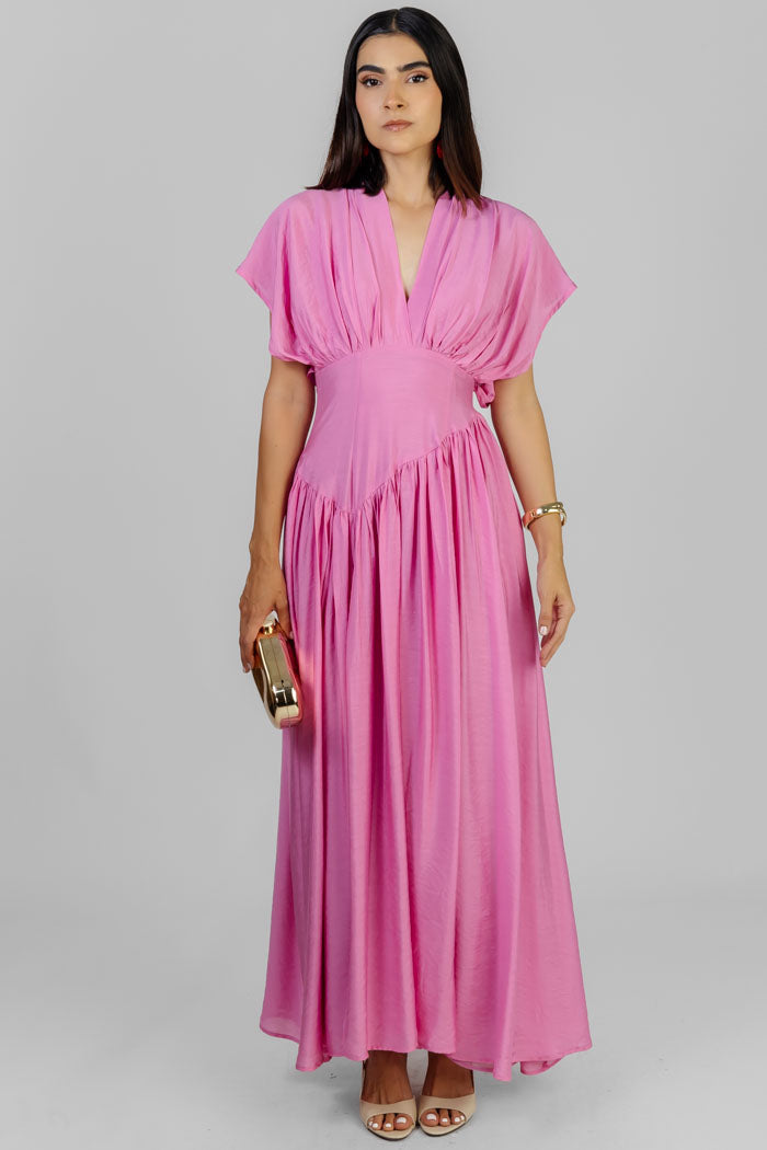 MAXI VESTIDO ESCOTE V