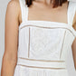 VESTIDO MIDI BORDADO BLANCO