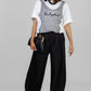 BLUSA BLANCA ESTAMPADA OVERSIZE