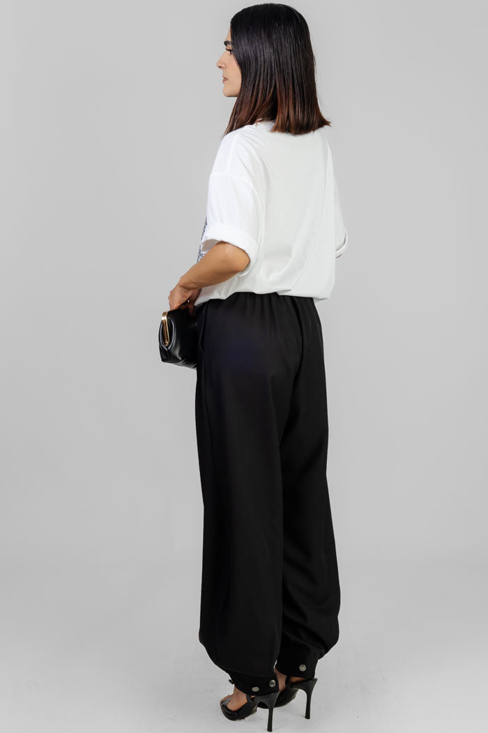 BLUSA BLANCA ESTAMPADA OVERSIZE