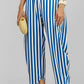 PANTALON RAYADO ASIMETRICO