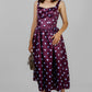 VESTIDO MIDI SATINADO DOTS