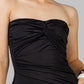 VESTIDO STRAPLESS NEGRO
