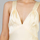 VESTIDO SATINADO AMARILLO