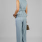 CONJUNTO CHALECO AZUL
