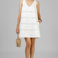 VESTIDO BLANCO REJILLA