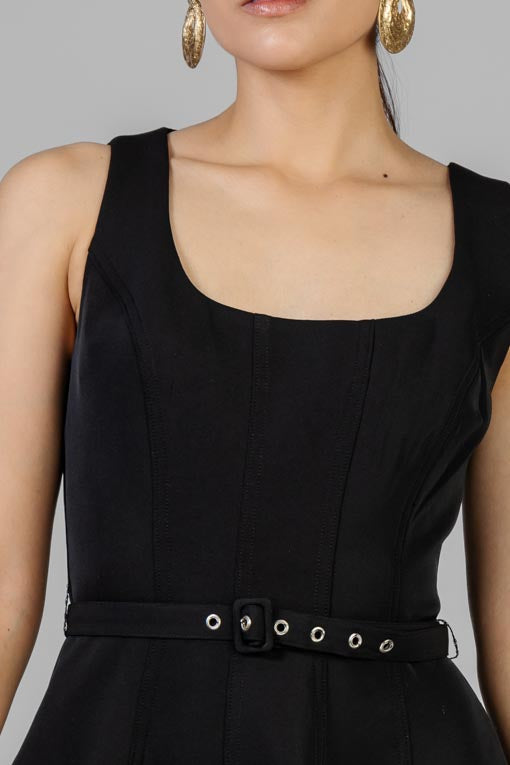 VESTIDO PRINCESA NEGRO