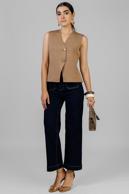 PANTALON DENIM BOLSA PARCHE