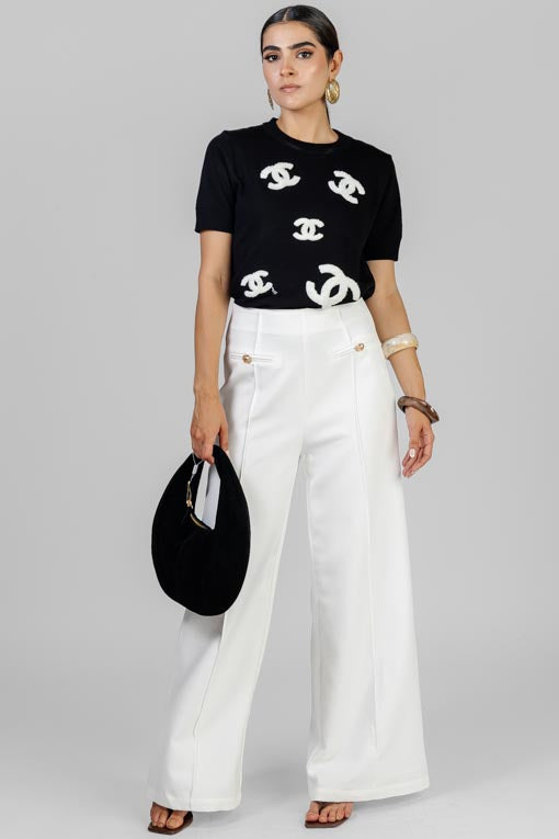 PANTALON BOTONES DORADO