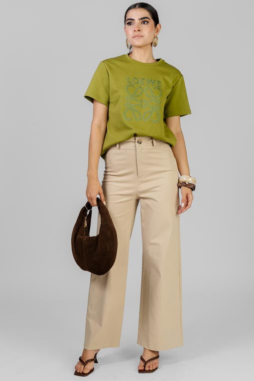PLAYERA  VERDE LOGO