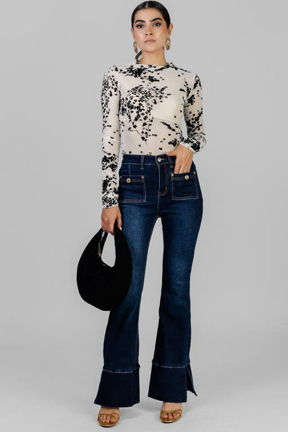 PANTALON FLARE URBANO