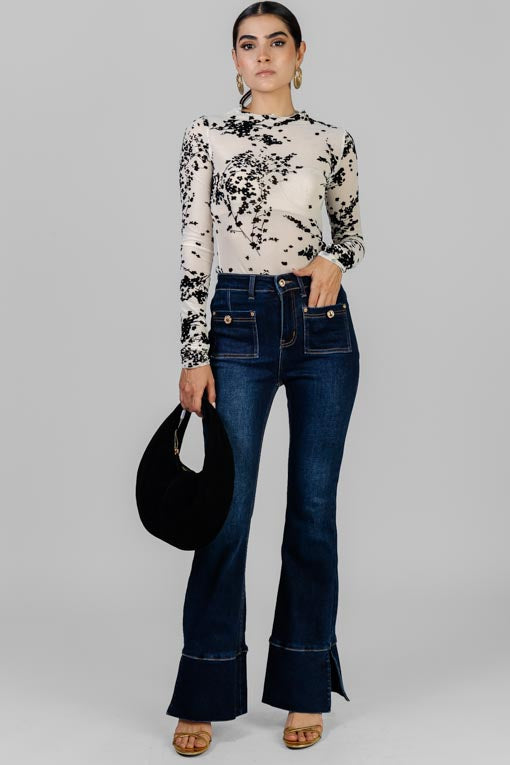 PANTALON FLARE URBANO