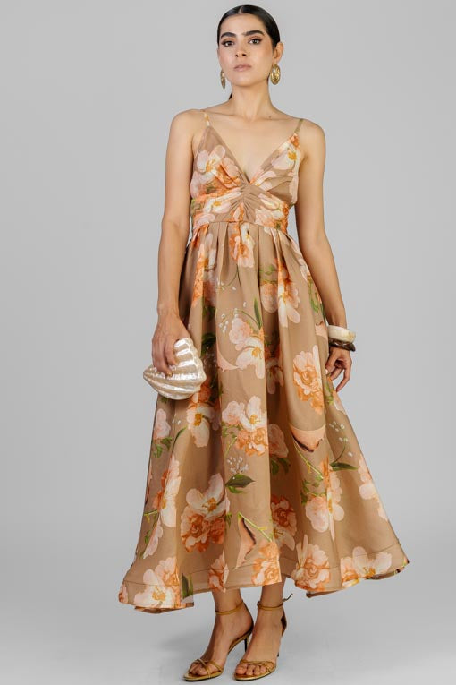 VESTIDO FLORAL TIRANTE