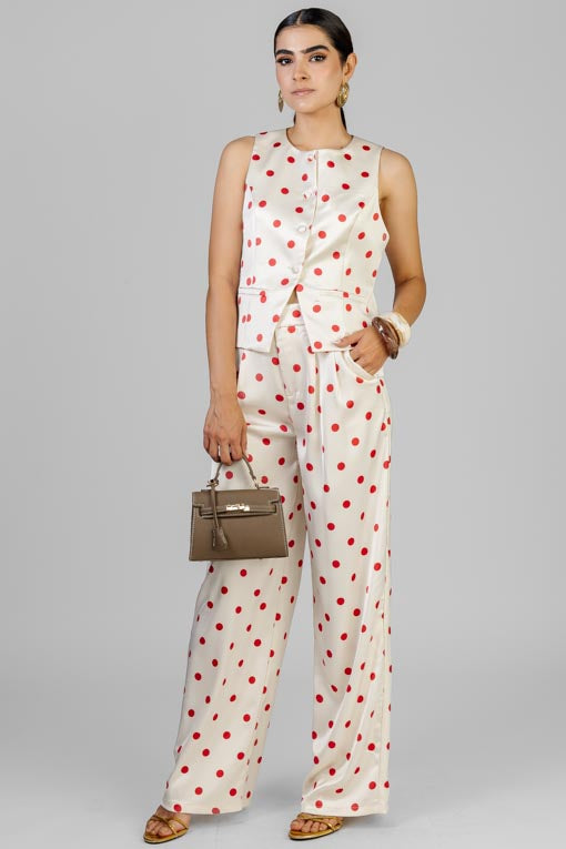 CONJUNTO LUNARES ROJO