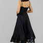 VESTIDO NEGRO MIDI ENCAJE
