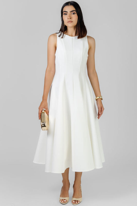 VESTIDO  MIDI ESTRUCTURADO