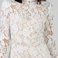 VESTIDO BLANCO DE ENCAJE