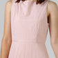VESTIDO MIDI ROSA ASIMÉTRICO