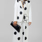 CONJUNTO BLANCO CON LUNARES