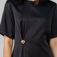 BLUSA SATINADA ASIMÉTRICA