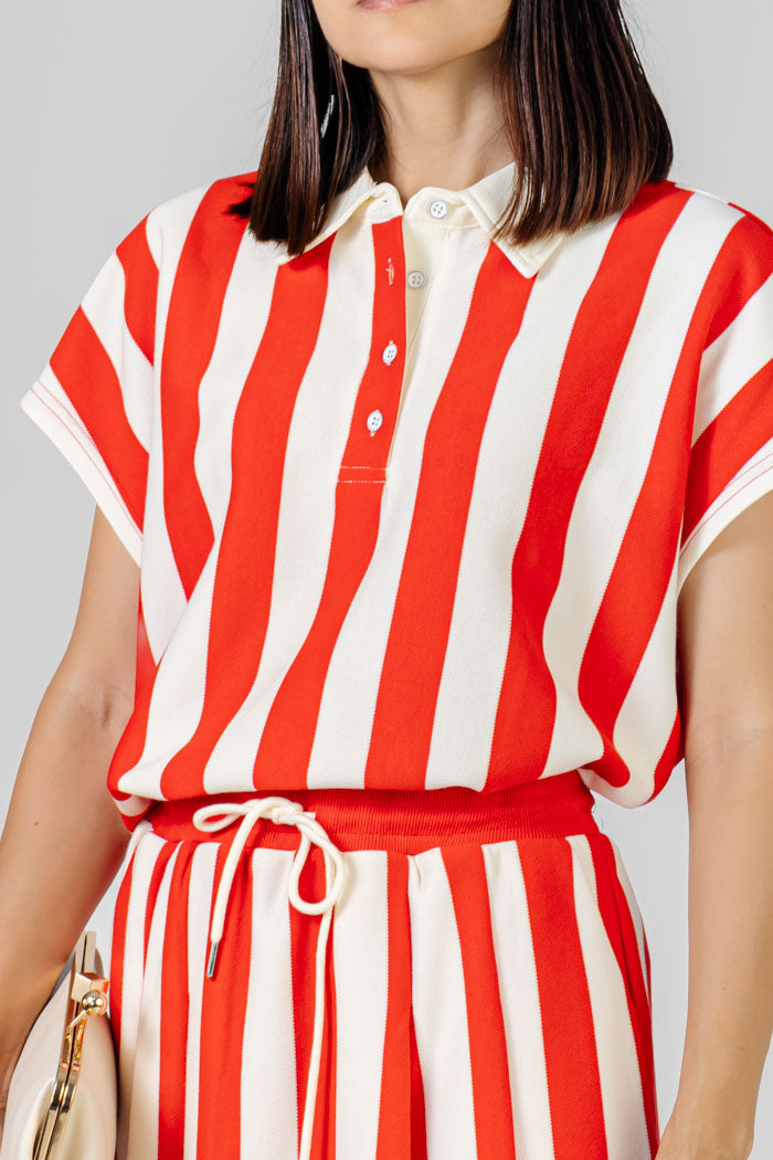 CONJUNTO TIPO POLO RAYADO