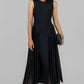 VESTIDO MIDI NEGRO ELEGANTE