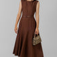 VESTIDO MIDI CINTURÓN