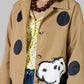 CHAQUETA BEIGE ESTAMPADA CARTOON